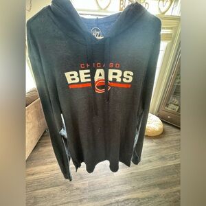 Men’s Chicago Bears Long Sleeve Dri Fit Hoodie Size L
